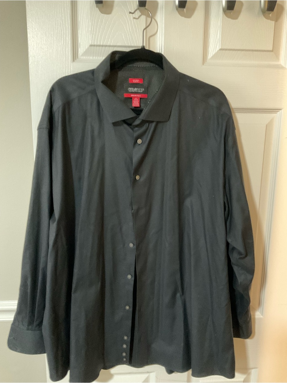 Kenneth Cole Black Long Sleeve Dress Shirt